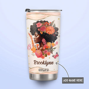Black Woman A Child Of God A Woman Of Faith A Warrior Of Christ DNRZ270623888 Stainless Steel Tumbler
