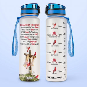 Faith I Can Only Imagine Cardinal HTRZ10081716IB Water Tracker Bottle