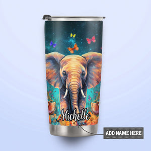 Just A Girl Who Loves Elephants HHLZ280623612 Stainless Steel Tumbler