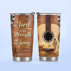 The Lord Is My Strength And My Song Psalm 118 14 NNRZ300623644 Stainless Steel Tumbler