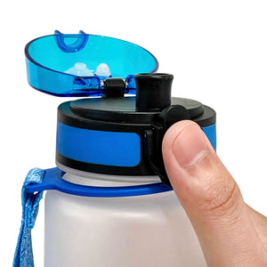 Black Woman I Am Who I Am Your Approval Isn't Needed HTRZ11087750WY Water Tracker Bottle