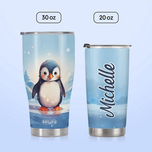 Cute Penguin Snow HTRZ15090244EU Stainless Steel Tumbler