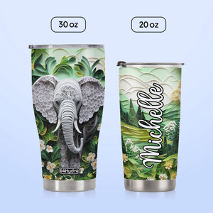 Elephant Paper Quiling HHAY070723341 Stainless Steel Tumbler