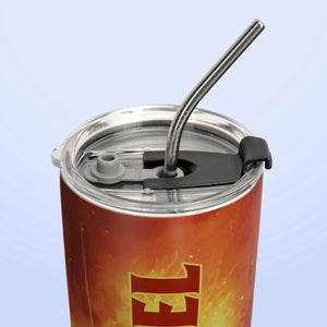 Firefighter Saves The Child HTRZ24089145JO Stainless Steel Tumbler