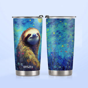 Sloth Painting Style HTRZ18098550XA Stainless Steel Tumbler