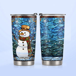 Snowman Stained Glass HTRZ19094760AE Stainless Steel Tumbler